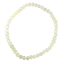 Mondstein Armband kleine Edelstein-Perlen (Ø 4 mm)