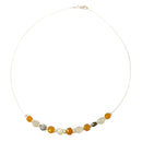 Mondstein Collier, facettiert (40cm)