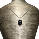 Obsidian Kugel Anhänger für Halskette (14 mm)