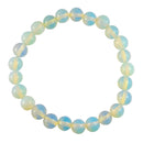 Opal-Perlen (synth.) Armband Mittel (Ø 8 mm)