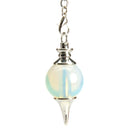 aqasha® Edelstein Opalglas (synth.) - Pendel (4x2 cm)