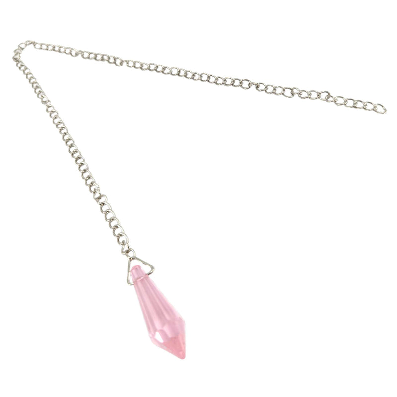 Pendel Glaskristall pink (3,3 cm)