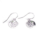 aqasha® Ohrringe Peridot, Sterlingsilber 925 - Ohrschmuck (1,5x1,5 cm)