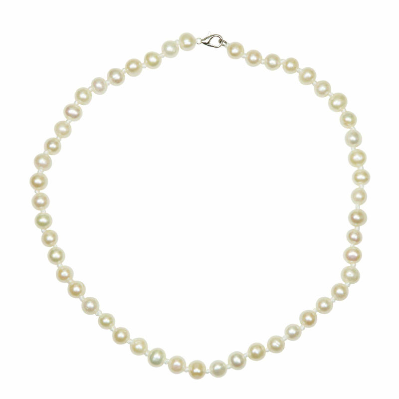 aqasha® Halskette Perle - Halskette - Kugeln (0,8 cm)