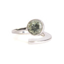 aqasha® Ring Prasiolith, Sterlingsilber 925 - Ring - Größe 53
