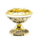 aqasha® Räucherzubehör Räuchergefäß Messing 6 cm