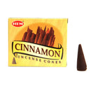 aqasha® Räucherkegel HEM, Cinnamon, 10 Kegel, 3 cm, Brenndauer ca. 20 min, Zimt
