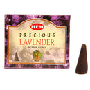 HEM Räucherkegel Räucherkegel HEM, Lavender, 10 Kegel, 3 cm, Brenndauer ca. 20 min., Lavendel
