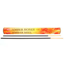 HEM Räucherstäbchen Räucherstäbchen HEM, Amber Honey, 20 Sticks, 23 cm, Brenndauer ca. 40 min.