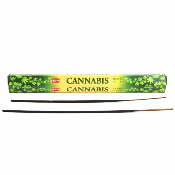 HEM Räucherstäbchen Räucherstäbchen HEM, Cannabis, 20 Sticks, 23 cm, Brenndauer ca. 45 min
