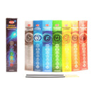 HEM Räucherstäbchen Räucherstäbchen HEM, Sieben Chakren, 7x5 Sticks (insgesamt 35), 26 cm, Brenndauer ca. 45 min