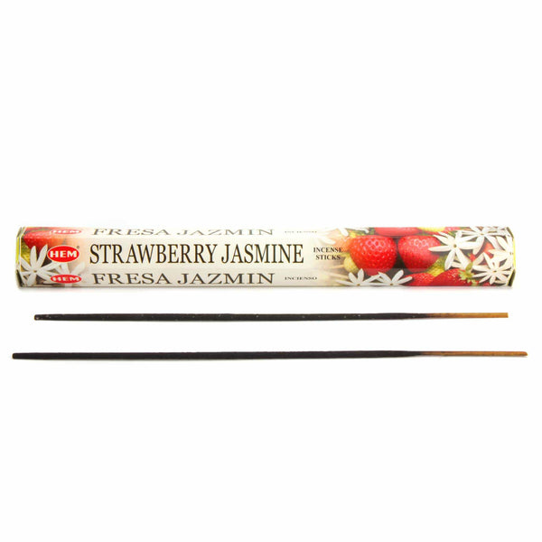 HEM Räucherstäbchen Räucherstäbchen HEM, Strawberry Jasmine, 20 Sticks, 23 cm, Brenndauer ca. 40 min.
