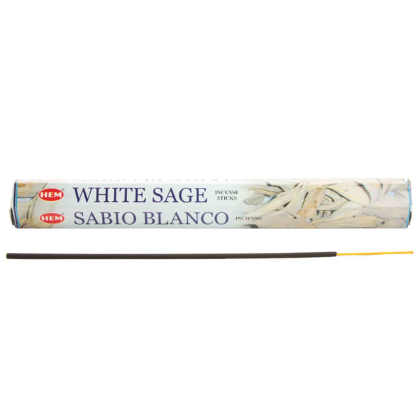 HEM Räucherstäbchen HEM, White Sage, 20 Sticks, 23 cm, Brenndauer: ca. 40 min, Weißer Salbei