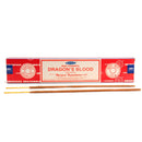 Satya Räucherstäbchen Räucherstäbchen Satya, Nag Champa Dragon's Blood, 12 Sticks, 22cm, Brenndauer 45min
