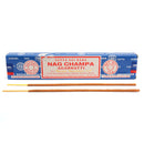Satya Räucherstäbchen Räucherstäbchen Satya Sai Baba Nag-Champa Agarbatti 15g, 12 Sticks, 20cm, Brenndauer 45 min