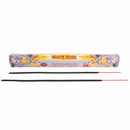 Tulasi Räucherstäbchen Räucherstäbchen Tulasi, White Rose, 20 Sticks, 23 cm, Brenndauer ca. 45 min, Weiße Rose