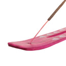 aqasha® Räucherstäbchenhalter Brettchen Buddha pink