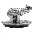 aqasha® Räucherstäbchenhalter Elefant silber