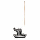 aqasha® Räucherstäbchenhalter Elefant silber