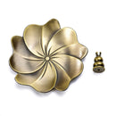 aqasha® Räucherzubehör Räucherstäbchenhalter Lotus gold