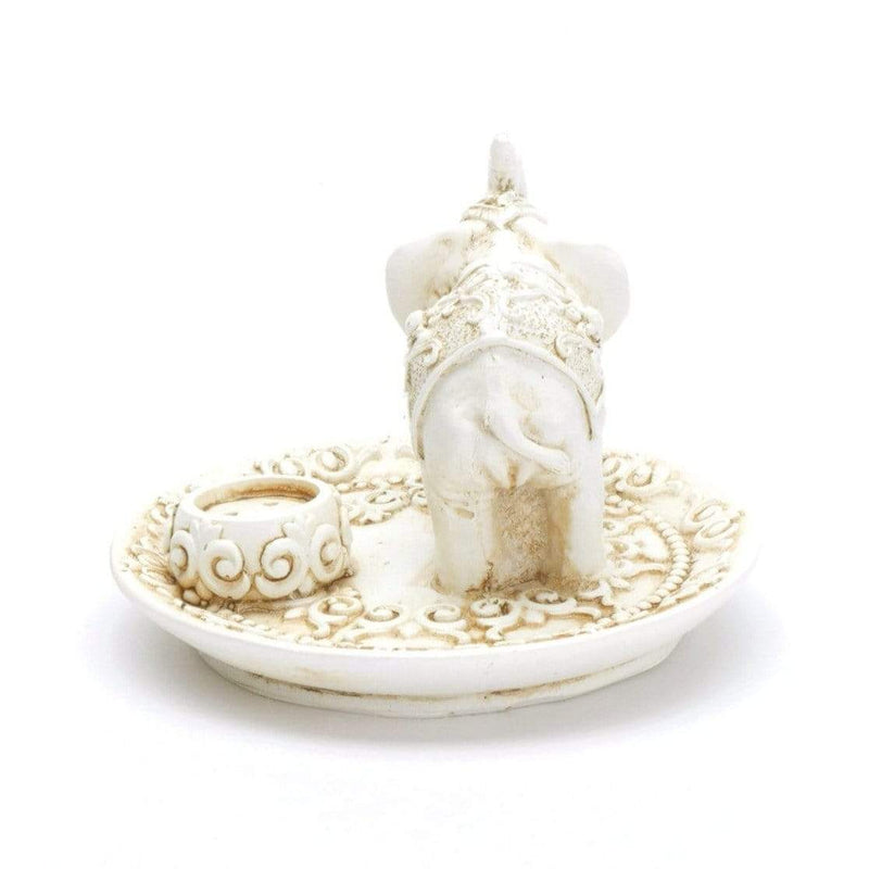 aqasha® Räucherstäbchenhalter weißer Elefant