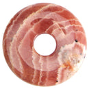 aqasha® Anhänger Rhodochrosit - Donut für Halskette (3x3 cm)