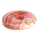 aqasha® Anhänger Rhodochrosit - Donut für Halskette (3x3 cm)