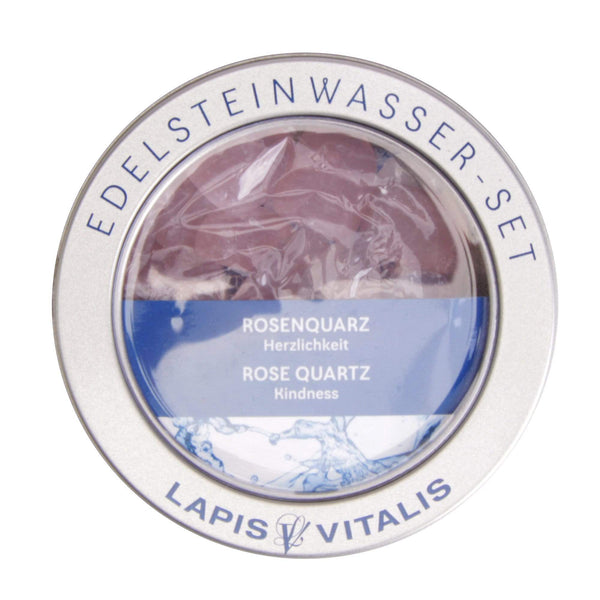 aqasha® Rosenquarz - Wassersteine - Geschenkdose (100 g)