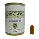 Goloka White Sage, Weißer Salbei Backflow Räucherkegel, 24 Kegel, Brenndauer 20min