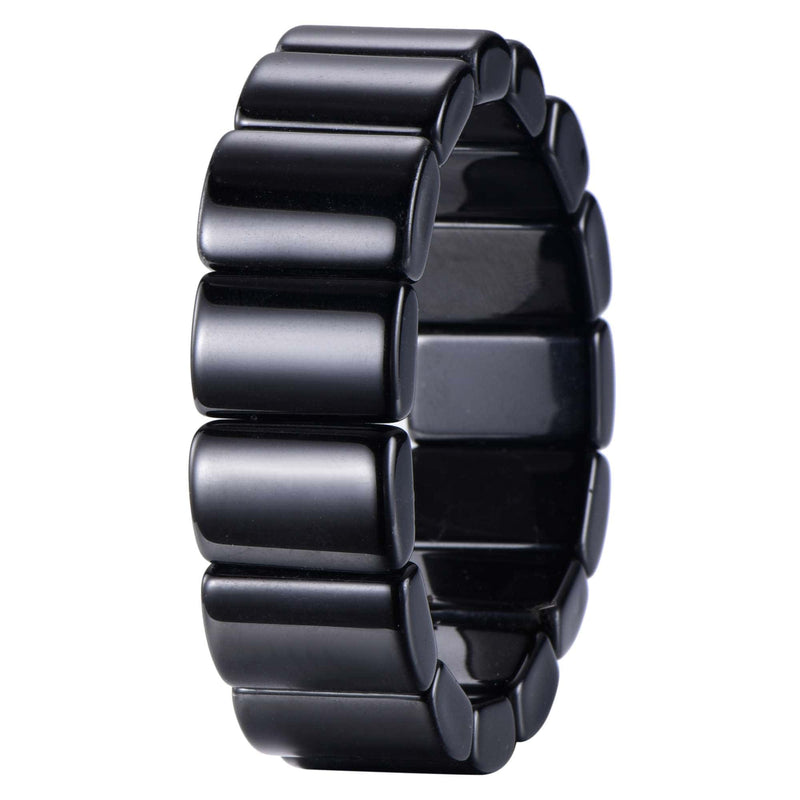 aqasha® Armband Schwarzer Turmalin Armband (Schörl)