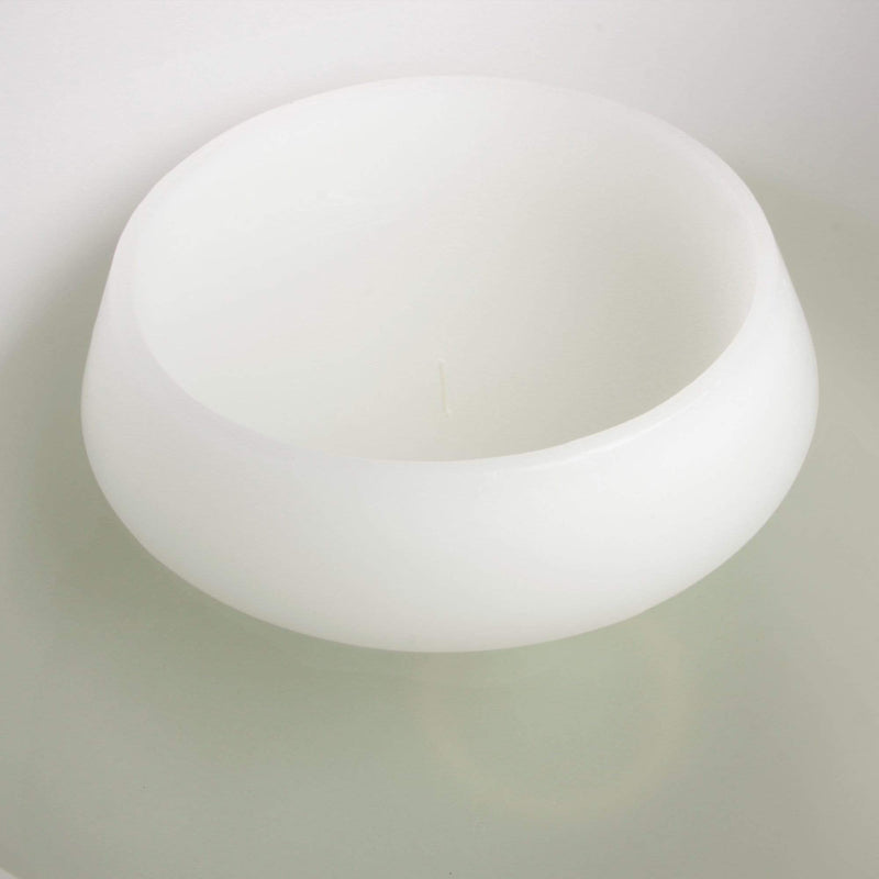 aqasha® Schwimmkerze - Paraffin - weiß (Höhe: 20cm, Ø = 26cm)