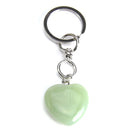 aqasha® Serpentin - Schlüsselanhänger - Herz (3x2 cm)