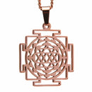 Linda Giese Anhänger Shri Yantra Anhänger - Amulett roségold