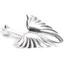 aqasha® Anhänger Sterlingsilber 925 - Donuthalter - Engelsflügel (2,2x2,2 cm)