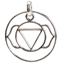 aqasha® Anhänger Sterlingsilber 925 - Halskette - Drittes Auge (3x3 cm)