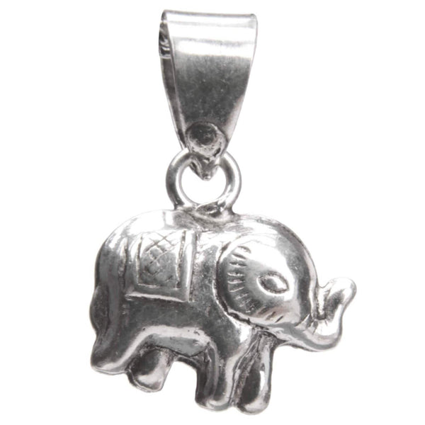 aqasha® Anhänger Sterlingsilber 925 - Halskette - Elefant (1,2x1 cm)