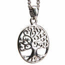 aqasha® Anhänger Sterlingsilber 925 - Halskette - Lebensbaum (2x1,7 cm)