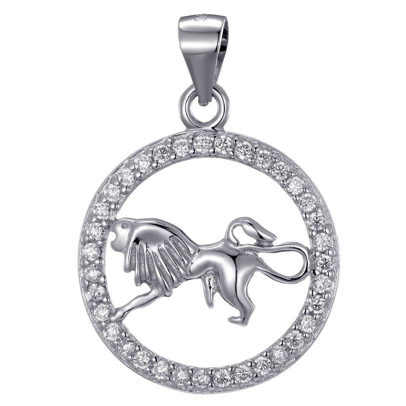 Antonia Langsdorf Anhänger Sternzeichen Löwe - Halskette - 925 Silber (2,2x1,9 cm)
