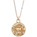 aqasha® Anhänger Sternzeichen Schmuck - Halskette - Krebs (3x3 cm)