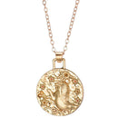 aqasha® Anhänger Sternzeichen Schmuck - Halskette - Löwe (3x3 cm)