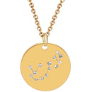 aqasha® Anhänger Sternzeichen Schmuck - Halskette - Skorpion (2x2 cm)