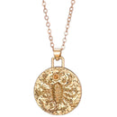 aqasha® Anhänger Sternzeichen Schmuck - Halskette - Skorpion (3x3 cm)