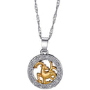 Antonia Langsdorf Halskette Sternzeichen Schmuck - Halskette - Steinbock (2,5x2,5 cm)