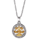 Antonia Langsdorf Halskette Sternzeichen Schmuck - Halskette - Waage (2,5x2,5 cm)