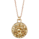 aqasha® Anhänger Sternzeichen Schmuck - Halskette - Waage (3x3 cm)