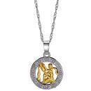 Antonia Langsdorf Halskette Sternzeichen Schmuck - Halskette - Wassermann (2,5x2,5 cm)