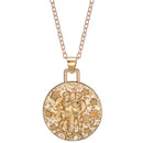 aqasha® Anhänger Sternzeichen Schmuck - Halskette - Zwillinge (3x3 cm)