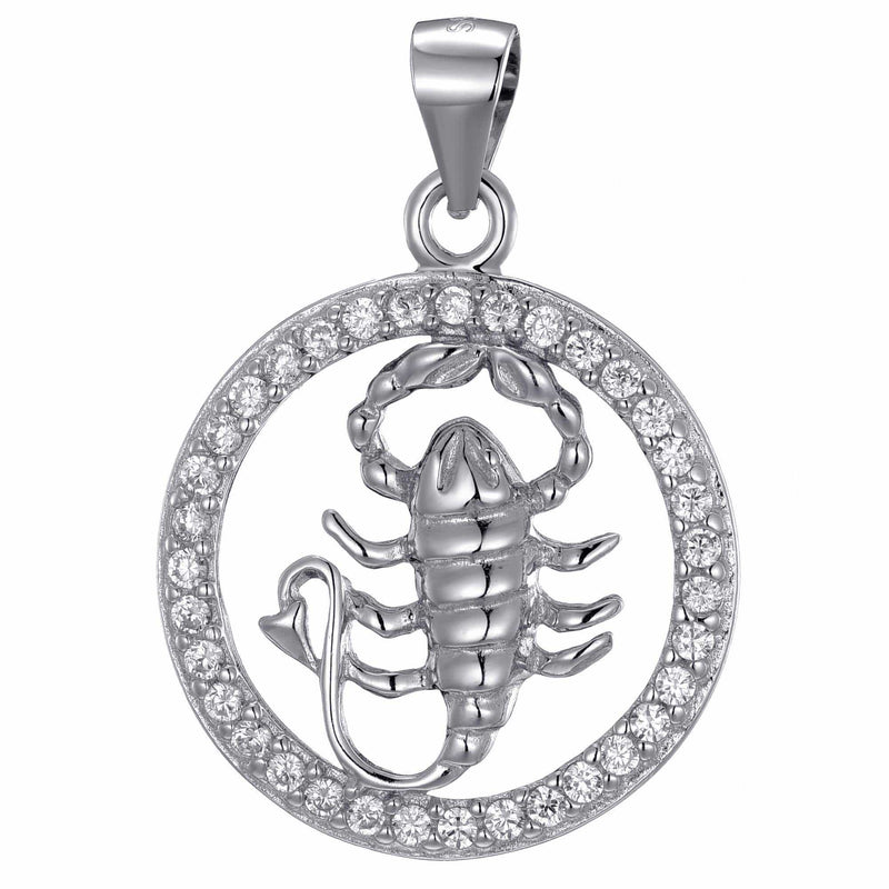 Antonia Langsdorf Anhänger Sternzeichen Skorpion - Halskette - 925 Silber (2,2x1,9 cm)