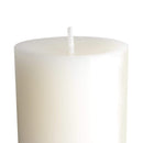 aqasha® Stumpenkerze - Paraffin - Brenndauer: 108 Std. - weiß (Höhe: 20cm, Ø = 8cm)