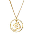 aqasha® Anhänger Talisman "Aum" gold